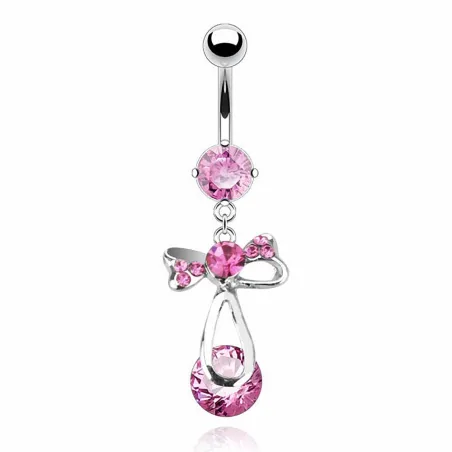 Piercing nombril Noeud Papillon Cosmo