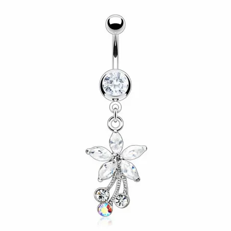 Piercing nombril Fleur