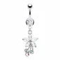 Piercing nombril Fleur