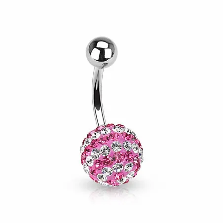 Piercing nombril Crystal Ferido Duo