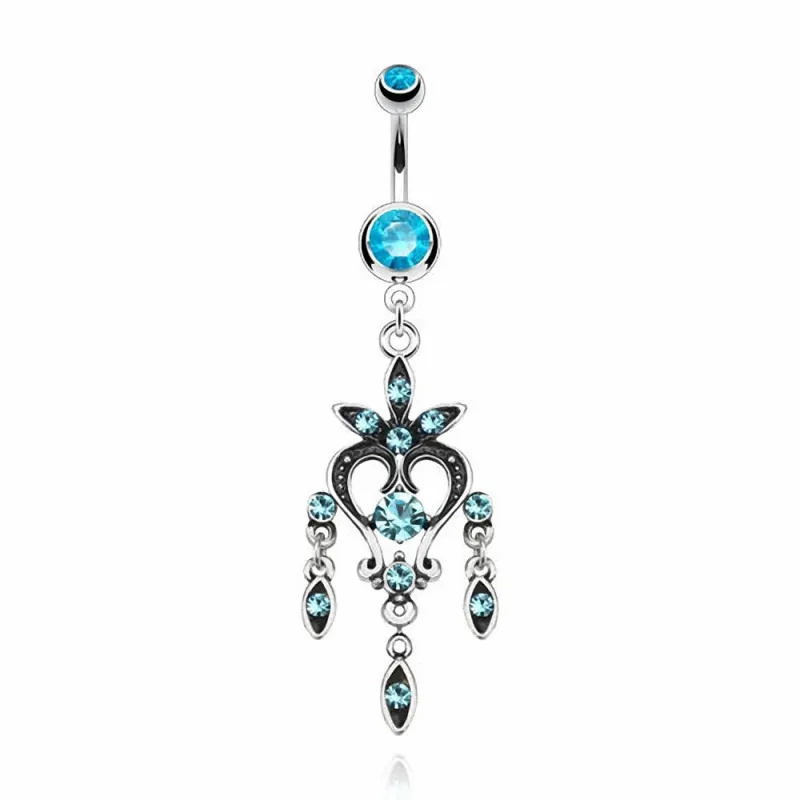 Piercing nombril Chandelier Vintage