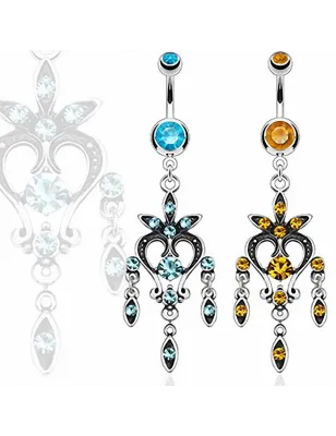 Piercing nombril Chandelier Vintage
