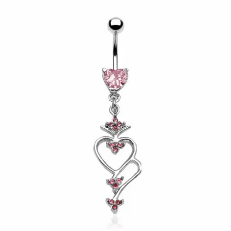 Piercing nombril Pendentif Coeur