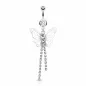 Piercing nombril Papillon Strass