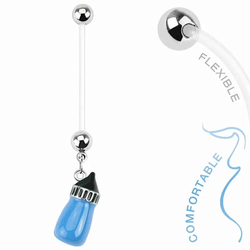 Piercing nombril de grossesse Biberon