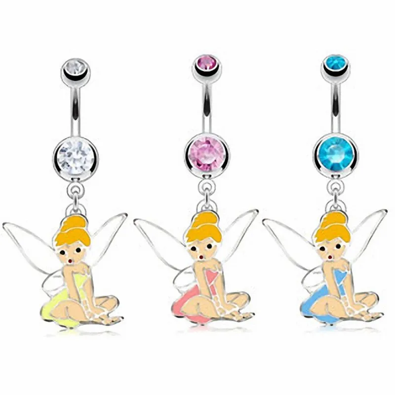 Piercing nombril Fée Clochette