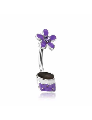 Piercing nombril Pot de Fleur
