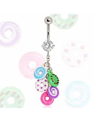 Piercing nombril donuts