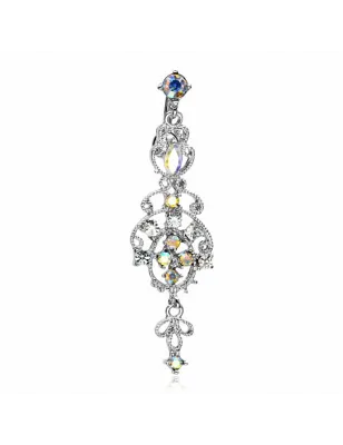 Piercing nombril inversé chandelier