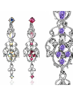 Piercing nombril inversé chandelier