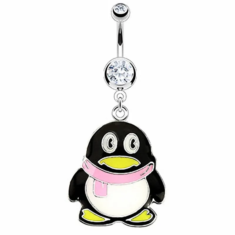 Piercing nombril pingouin écharpe Piercing nombril pingouin écharpe