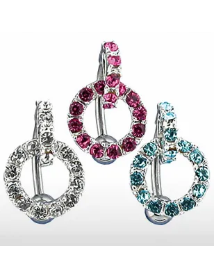 Piercing nombril inversé loop