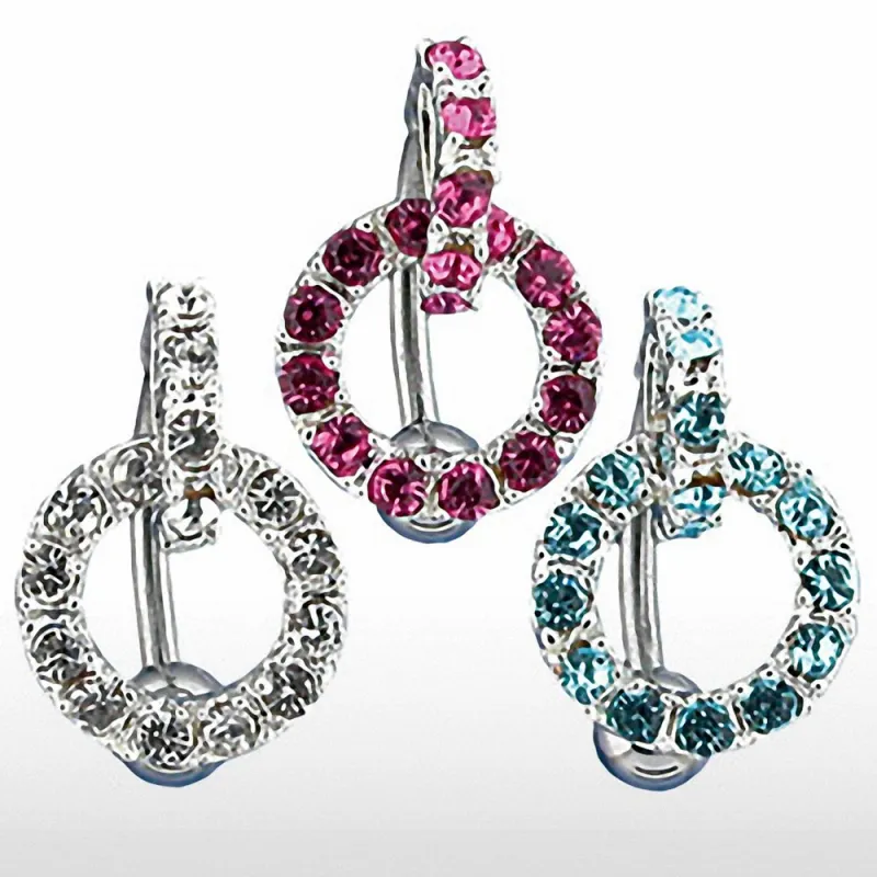 Piercing nombril inversé loop