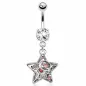 Piercing nombril étoile 3D