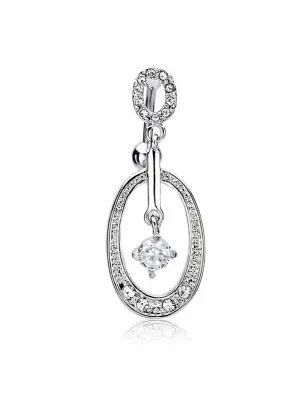 Piercing nombril inversé double cercles