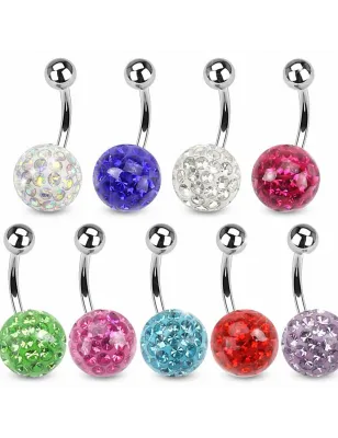 Piercing nombril Crystal Gloss