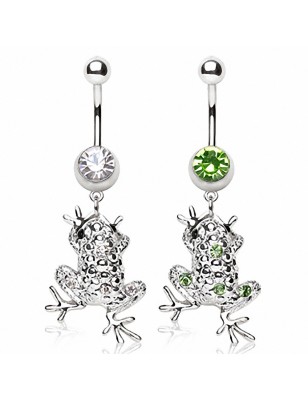 Piercing nombril grenouille arboricole