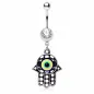 Piercing nombril main de fatma amulette Piercing nombril main de fatma amulette