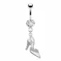 Piercing nombril chaussure à talon