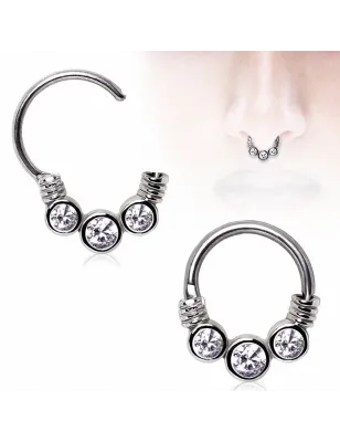 Piercing septum trio