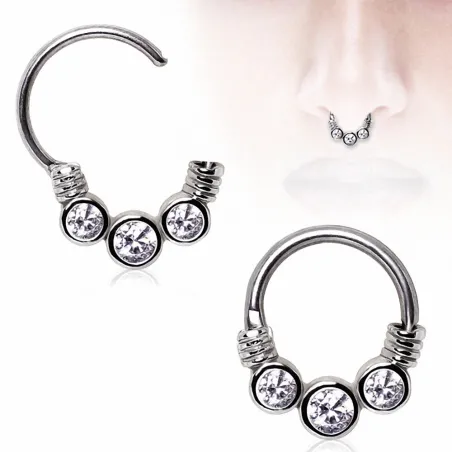 Piercing septum trio