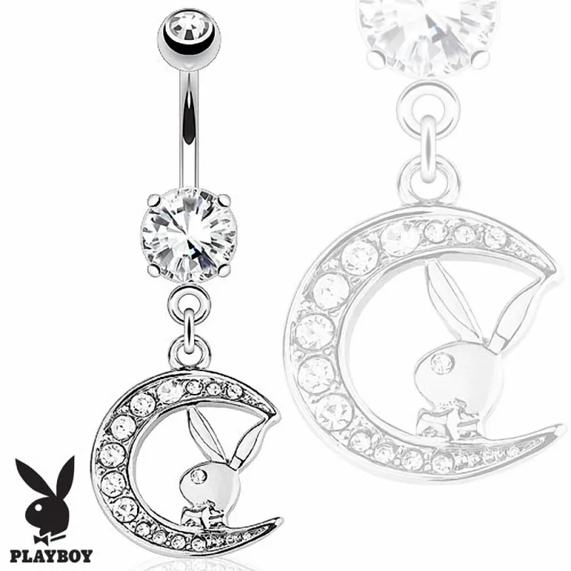 Piercing nombril Playboy lune