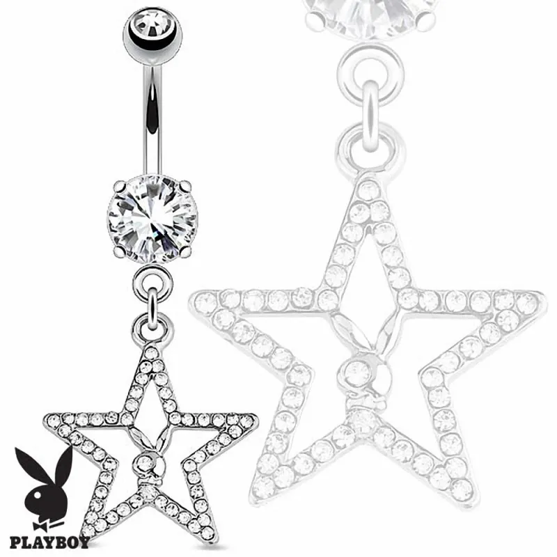 Piercing nombril Playboy étoile