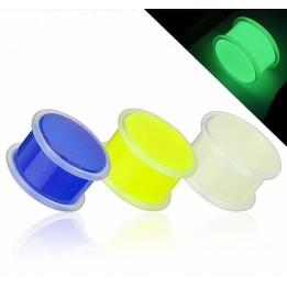 Piercing Plug Acrylique Phosphorescent dans le noir