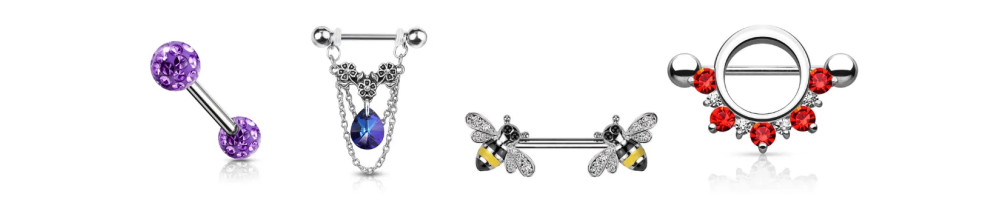 Piercing Téton Acier Chirurgical - Achat | Vente de Bijou Acier Téton