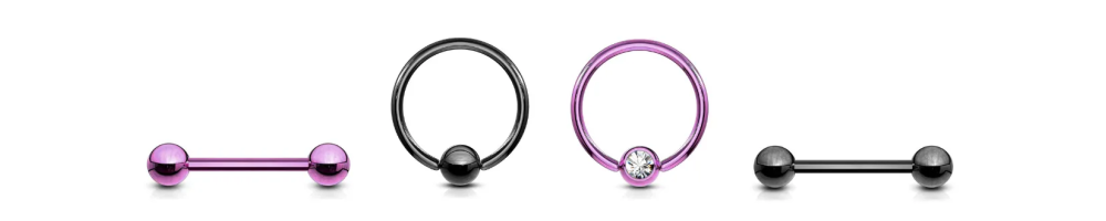 Piercing Téton Titane Anodisé - Achat | Vente Bijou Titane pour Téton