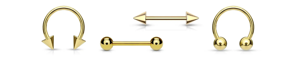 Piercing Téton Plaqué Or - Achat | Vente Bijou Plaqué Or pour Mamelon