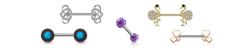 Piercing Téton 14mm - Achat | Vente de Bijou 14 mm pour Sein Mamelon