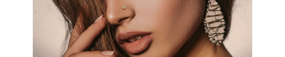 Piercing Nez Plaqué Or - Achat | Vente Piercing en Plaqué Or pour Nez