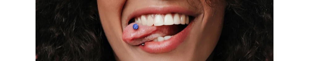 Piercing Langue Strass - Achat | Vente de Bijou Strass pour la Langue