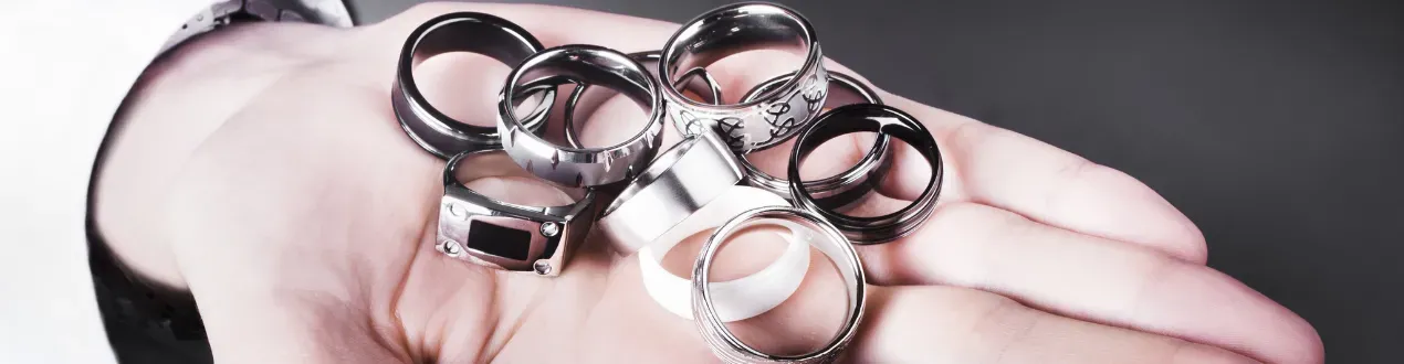 Bague Homme & Femme - Vente de bague acier, titane | Piercing Street