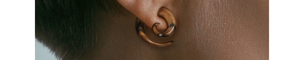 Piercing Écarteur Spirale - Achat | Vente d'Ecarteur Oreille Spirale