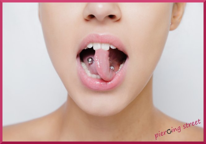piercing à la langue